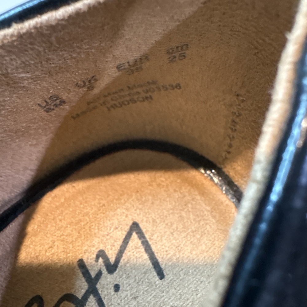 Life Stride BLK Patent Penny Loafers Comfort Work Career Teacher Shoes Like New - Picture 8 of 10